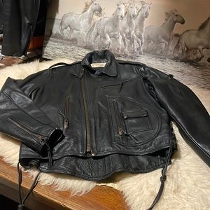 “Linda Custom Leathers” leather jacket